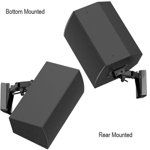 thumbnail image 2 of 2pcs Speakers Wall Mount Floating Rack For Heavy Duty Center 2 of 11