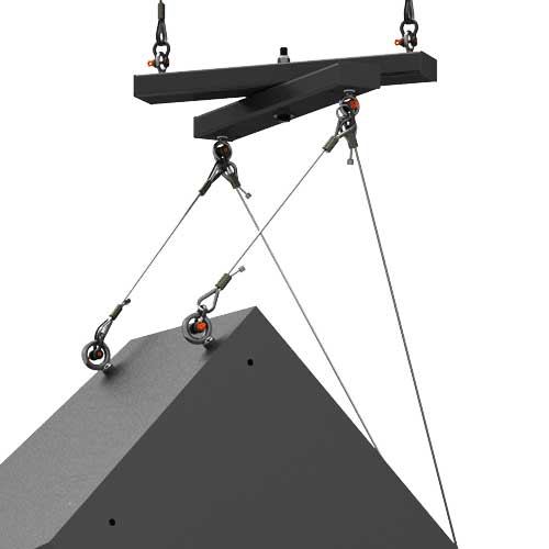 SAS-1WA-20 20″ Steerable Speaker Cross Arm