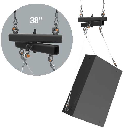 SB-38 38″ Speaker & Line Array Rigging Swivel Beam