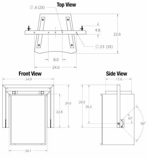 BOSE-9403Bose 9403 Yoke Mount | Adaptive Technologies Group