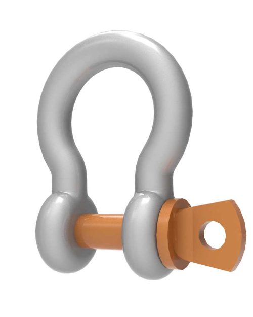 1/4″ Shackle – SK-025 1400lb Silver Screw Pin Anchor Shackle