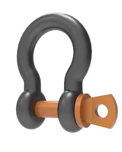 3/8″ Shackle – SK-375 2000lb Black Screw Pin Anchor Shackle