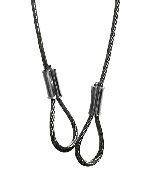 SC-009 Safety Cable Silver