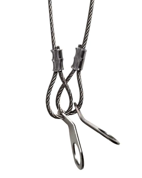 SC-016 Safety Cable Silver