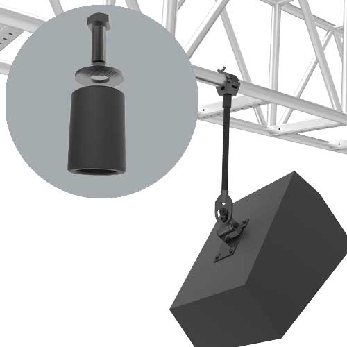 CG-500NPS-PEC Truss Clamp to .5 inch Pipe Coupler Kit