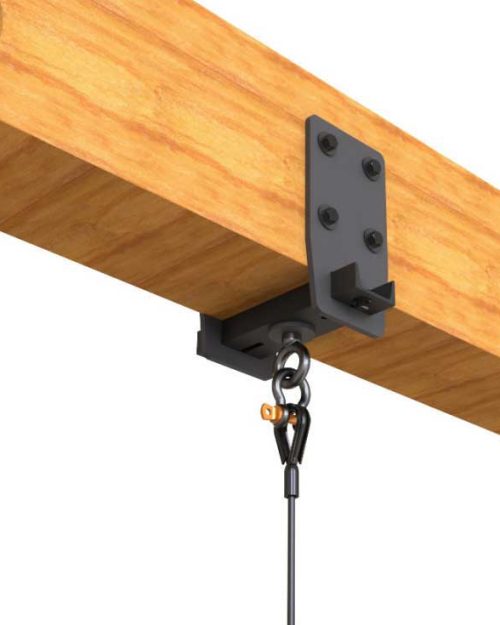BC-W3-8-9 Beam Clamp Wood beam suspension with swivel eye