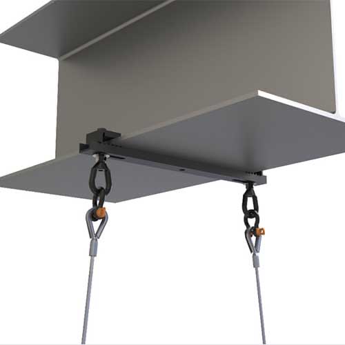 BC16-21-2 Beam Clamp Low Profile Beam Clamp With Two Hang Points