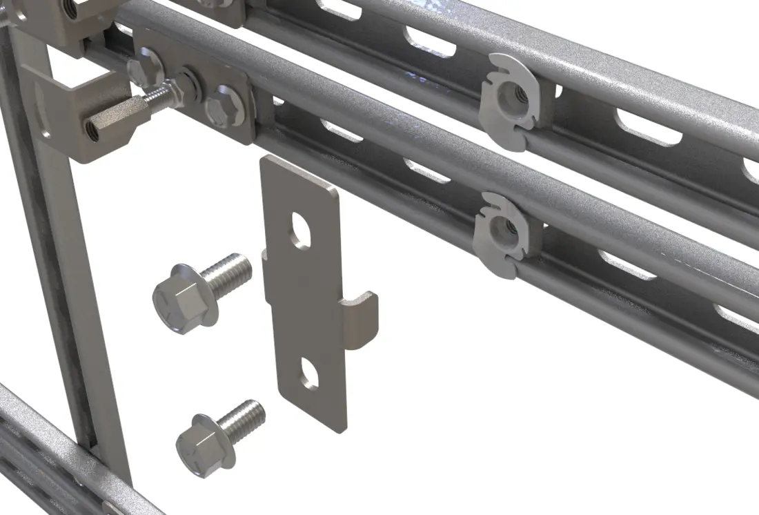 Horizontal spacer installation
